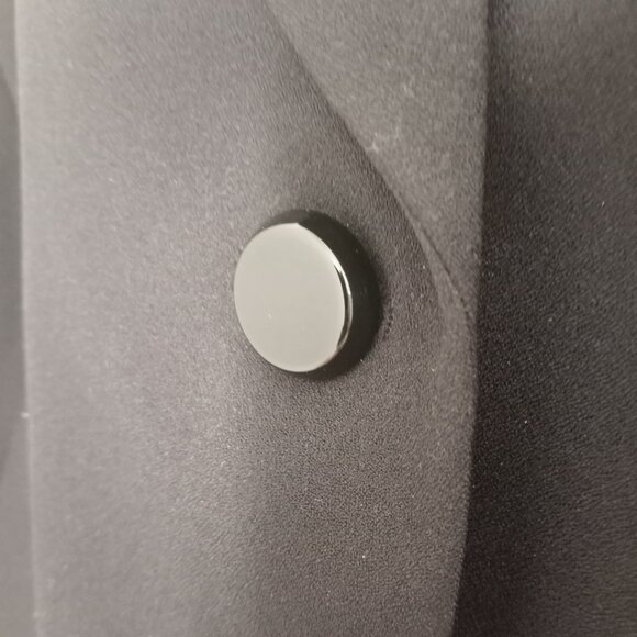 Kasper Black Button Up Long Sleeve Suit Jacket Blazer Career Business - Picture 3 of 8